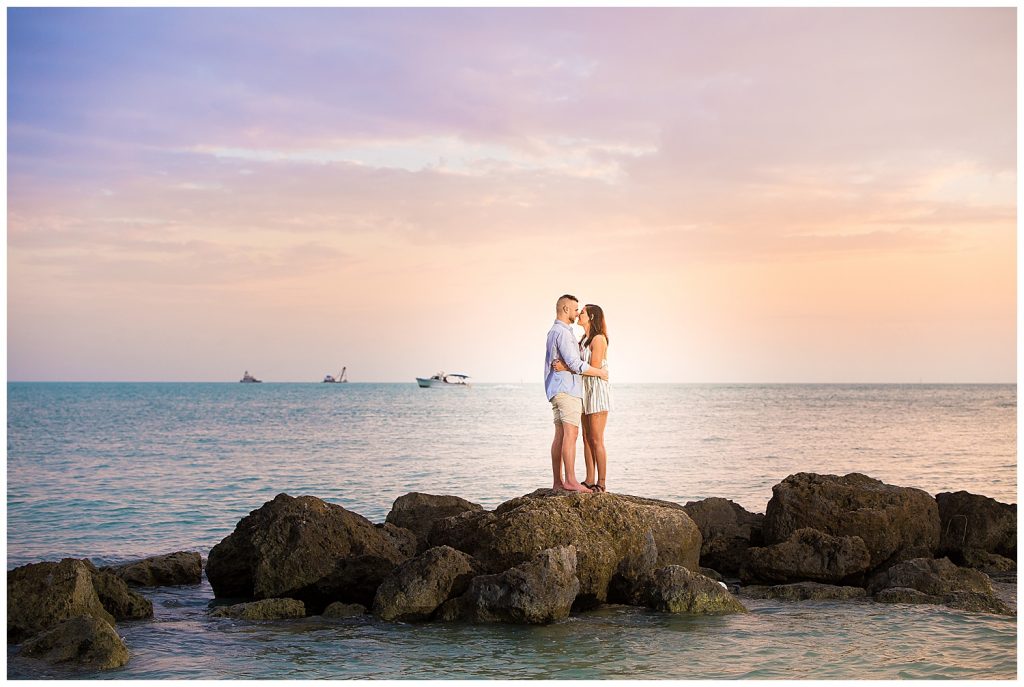 couple at sunset