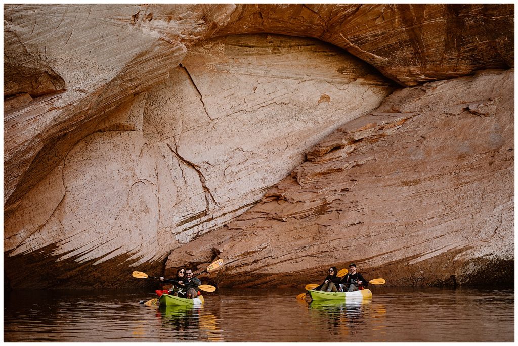 two kayaks