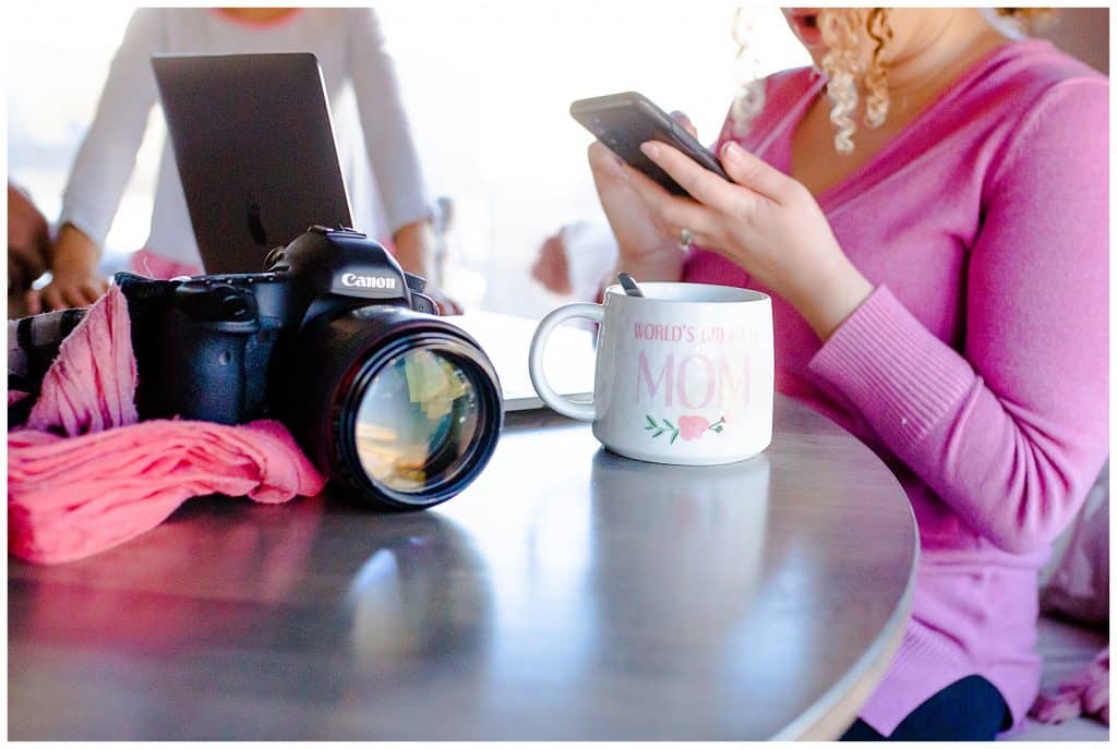 woman on phone