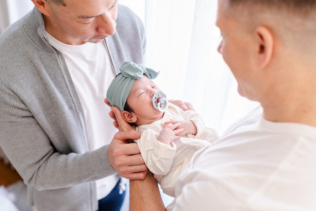 couple with baby