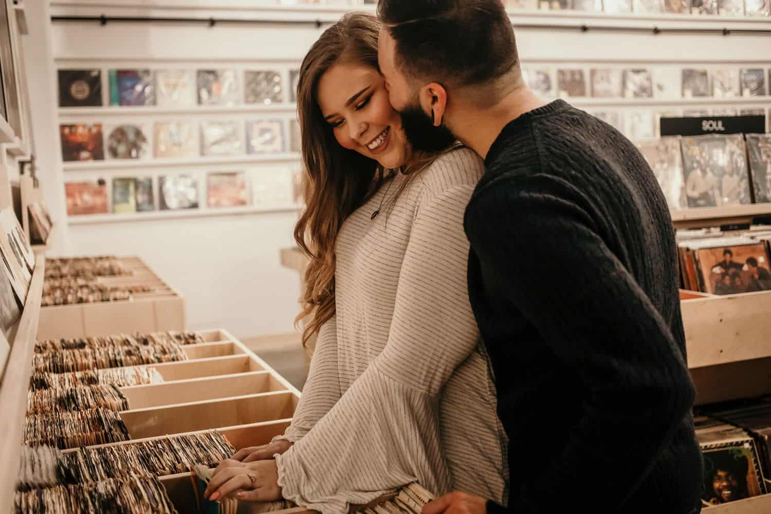 How to Talk to Clients When You're Terrified of the Telephone: record store engagement session